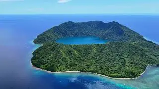 Satonda Island Drone Escape – A Tranquil Volcanic Gem in Sumbawa, Indonesia [4k, UHD]