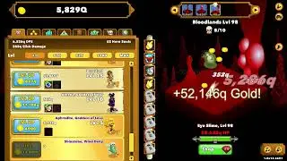 Playing Clicker Heroes