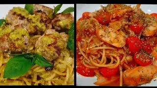 เมนูสปาเก็ตตี้ง่ายๆ Easy Spaghetti Recipes, Garlic Basil Sauce recipe, Tomato Sauce วิธีทำซอสโหระพา
