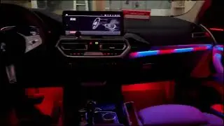 OEM Design Dynamic Active Ambient Light for BMW X3 iX3 G01 G08 X4 G02, Support Screen Control