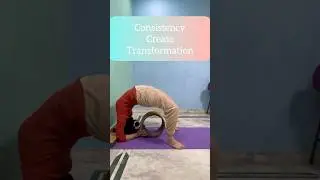 Consistency create transformation#wheelpose  #yogashorts #dailyyoga #backbending  #yogapractice