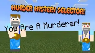 How to make *MURDER MYSTERY* using Commands in Minecraft: Bedrock Edition!