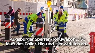 Augsburger Sperren-Tohuwabohu: So läuft das Poller-Hin-und-Her wirklich ab...