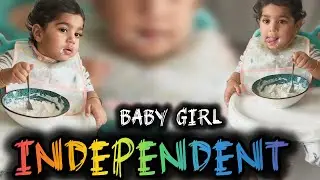 My Baby Girl Eating on Her Own 🥣💖 | Independent Baby