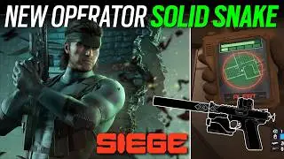 Новый оператор Солид Снейк: геймплей и разбор - 6News - Rainbow Six Siege - Операция 