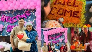 Our Newborn’s First Day at Home: Emotional and Unforgettable❣️🥰😍
