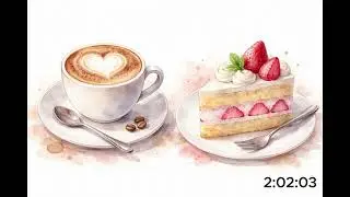 Playlist/맛있는 딸기케익과 커피 한 잔/a delicious strawberry cake and a cup of coffee