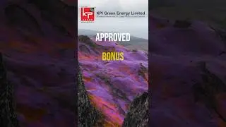 #KPIGREEN #approved #BONUS #corporateactions KPI Green Energy Ltd share news