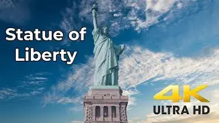 1 Hour with the Statue of Liberty in 4K - Music for Fast Sleep