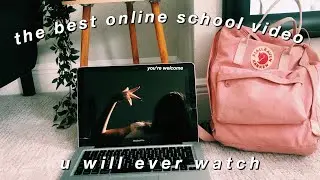 my REALISTIC first day of online school