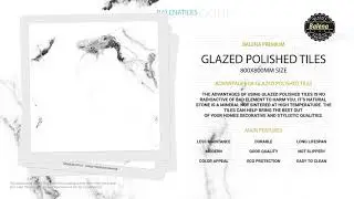 Glazed Polished Tiles 800x800mm