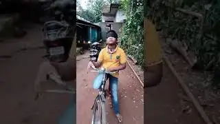 Blindfolded Bicycle riding by Devine Kids (Aanand)