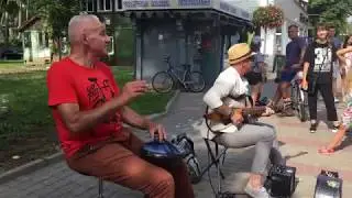 Latvia,Jurmala,Jomas street musiciants(Луч солнца золотого,Shape of my heart,Sting),D.N.K.