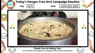 2276 Day Hunger Free Arni Campaign Routine 25 December 2025