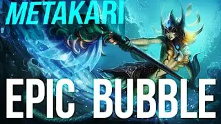 The epic bubble catch, Azir Teamwork! - League of Legends S6