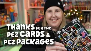 Opening PEZ Cards and Packages Sent to Me