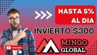 MINGO - HASTA 5% AL DIA - INVIERTO $300 - NUEVA APP PARA GENERAR INGRESOS PASIVOS