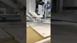 Plate furniture cnc production line