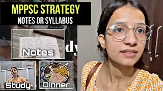MPPSC STRATEGY FOR PRELIMS 2025📚| UPSCVLOG #study #statepsc