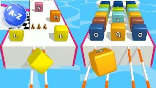 AZ Run (IOS, Android) New update Gameplay All Levels (Level 12) #Shorts