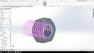 УЧЕБНОЕ ПОСОБИЕ SOLIDWORKS ПО ШЕСТИГРАННОЙ ГАЙКЕ И ШАЙБЕ - моделирование гайки и шайбы в SolidWorks!