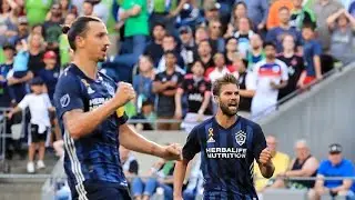 GOAL: Jorgen Skjelvik scores his first LA Galaxy to pull team level with Seattle Sounders FC