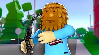 Defeating Villains In Roblox PewPew Simulator | JeromeASF