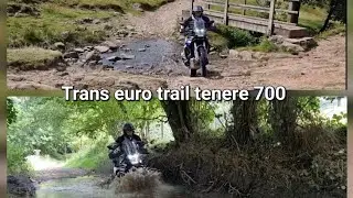trans euro trail tenere 700 4k (t7 tet) peak district and Cheshire uk