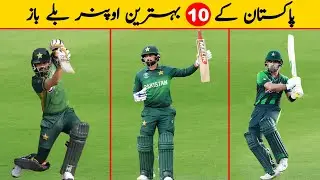 Top 1O Best Pakistani Opener Batsman in Cricket History | Muhammad Hafeez | Imran Farhat