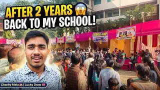 I Visited My School After 2 Years 😱 | Charity Mela, Teachers & Lucky Draw Moments |Anand Plays Vlogs