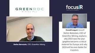 Stefan Bernstein, CEO of GreenRoc Mining, says 2023 was the year graphite became critical for Europe
