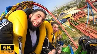 Dragon Khan POV 5K Rider-Cam 8 INVERSION LOOPER PortAventura, Spain