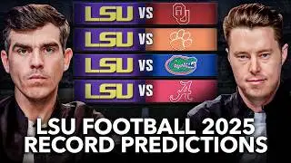 LSU FOOTBALL 2025 Record Predictions | Crain & Company