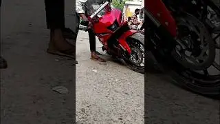 R15 crash guard installation🔥 #yamaha #r15 #installation #crash #guard #safety #biker #subscribe