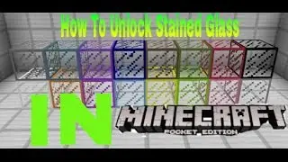Minecraft Pocket Edition STAINED GLASS IN 1.0?!!!