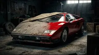 Restoring a Forgotten 1974 Lamborghini Countach Found in Mafia House