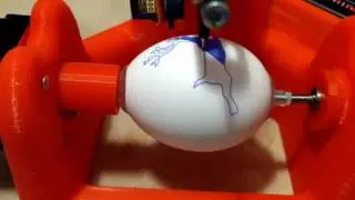 Egg-bot at work