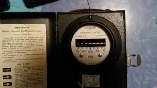 Frahm reed-type frequency meter