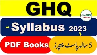 GHQ Syllabus 2023 || Army LDC, UDC, Assistant, Steno Syllabus