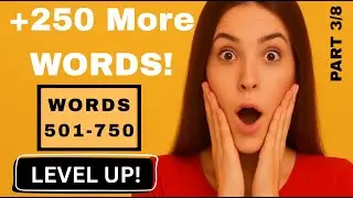 Review 3/8 | 250 Common French Words with Examples | Words 501&ndash;750 | Master 2000 Words in 40 Days