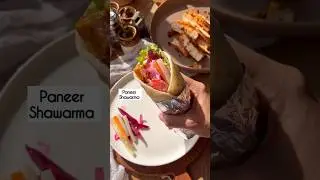 Paneer Shawarma from scratch