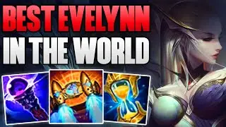 RANK 1 EVELYNN IN THE WORLD JUNGLE GAMEPLAY! | CHALLENGER EVELYNN JUNGLE GAMEPLAY | Patch 13.6 S13