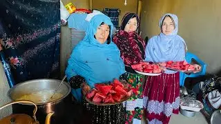 مادر محمد ذکی ،فرزانه و کبرا در خانه خواهر 🥰🏕پذیرایی شدند