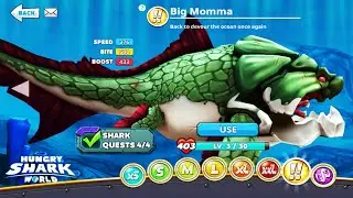 HUNGRY SHARK WORLD : BIG MOMMA SHARK | Gameplay Walkthrough #81