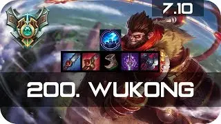 Master Wukong Jungle vs Lee Sin Season 7 s7 Patch 7.10 2017 Gameplay Guide Build Normals