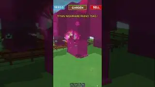 TITAN NIGHTMARE RHINO SO OP #roblox #growagarden
