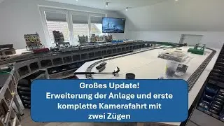 Die Züge fahren wieder. Erste komplette Rundfahrt. 