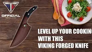Best Kitchen Cooking Viking Knife and Sheath On The Market