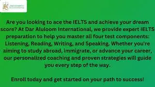 Dar Aluloom International IELTS Test Prep