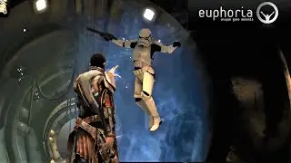 Star Wars: The Force Unleashed - Euphoria Physics! Combat & Ragdolls Ep.1